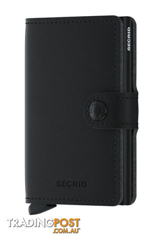 Secrid Miniwallet Vegan Soft Touch Black Wallet SC7599