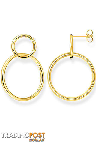 Thomas Sabo Earring Circles Gold TH2097Y - 4051245474350