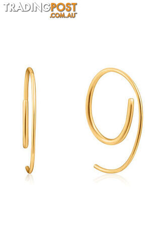 Ania Haie Twist Through Earrings E023-08G - 5052469003288