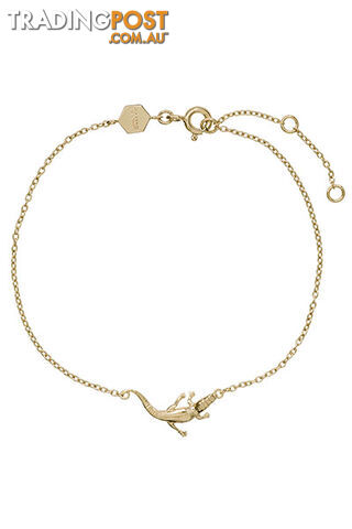 Cluse Force Tropicale Gold Alligator Chain Bracelet CLJ11021 - 8719743372641