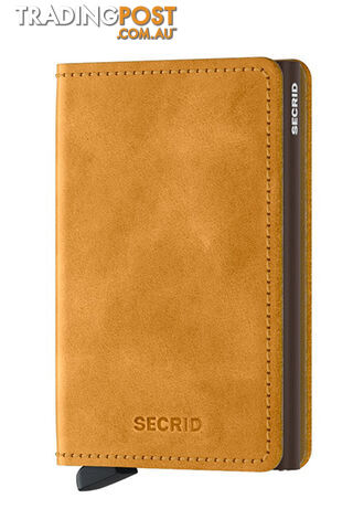 Secrid Slimwallet Vintage Ochre Wallet SC7384