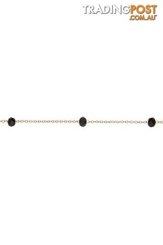 Cluse Essentielle Black Crystals Gold Bracelet CLJ11013 - 8718924597842