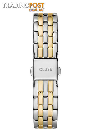 Cluse 16mm Watch Strap Gold Silver Two Tone Link CS1401101077 - 8719743376304
