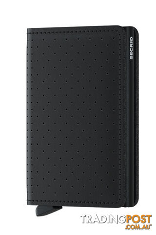 Secrid Slimwallet Perforated Black Wallet SC7032