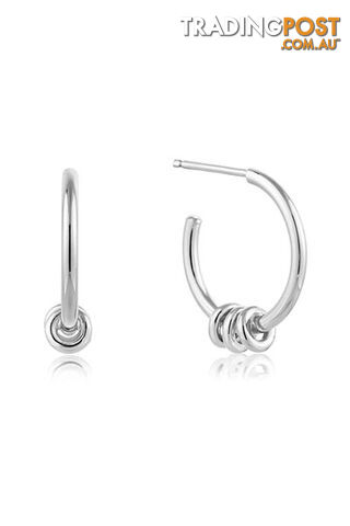 Ania Haie Modern Hoop Earrings E002-05H - 5052469198021