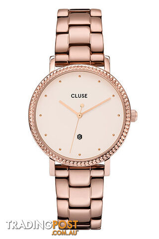 Cluse Le Couronnement Rose Gold/Winter White Rose Gold Link Watch CW0101209009 - 8719743375215
