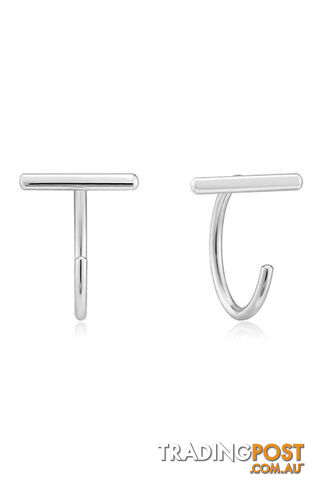 Ania Haie T-Bar Twist Earrings E023-09H - 5052469003318