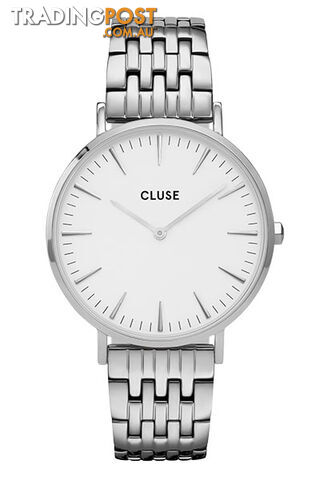 Cluse La Boheme Silver White/Silver Link Watch CW0101201023 - 8719743375130