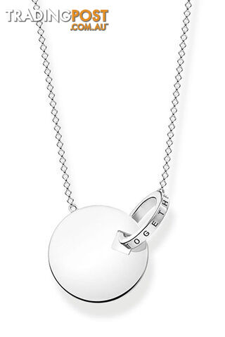 Thomas Sabo Necklace Large Together Coin With Silver-coloured Ring TKE1948 - 4051245475661