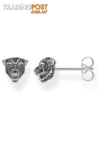 Thomas Sabo Ear Studs Black Cat TH2110 - 4051245476095