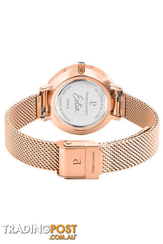 Pierre Lannier Eolia Rose Gold White/Rose Gold Mesh Watch 039L908