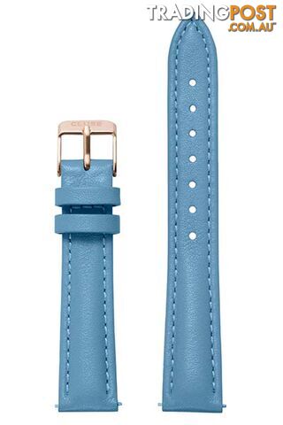Cluse 16mm Watch Strap Retro Blue/Rose Gold CLS366 - 8718924597460