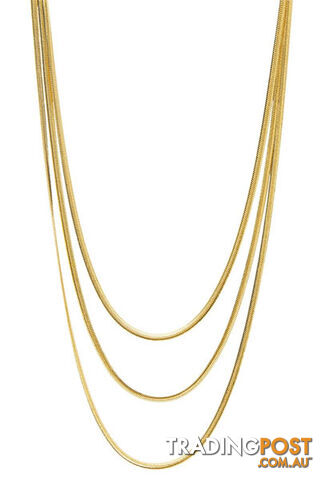 Dansk Copenhagen Adelaide Gold Necklace 9H9266