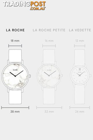 Cluse La Roche Gold White Marble/Black Watch CL40003 - 8718924593974 - photo 4 of 5