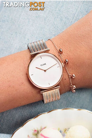Cluse Triomphe Rose Gold Bicolor Mesh Watch CL61003 - 8718924599990 - photo 5 of 7