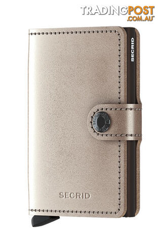 Secrid Miniwallet Metallic Champagne Wallet SC6196