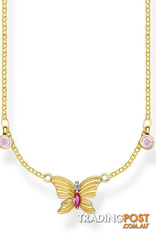 Thomas Sabo Necklace Butterfly Gold TKE1951Y - 4051245475630