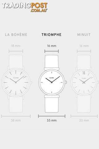 Cluse Triomphe Rose Gold Taupe/Taupe Leather Watch CW0101208010 - 8719743375222 - photo 5 of 5