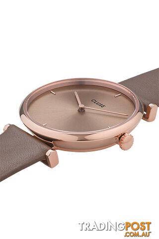 Cluse Triomphe Rose Gold Taupe/Taupe Leather Watch CW0101208010 - 8719743375222 - photo 2 of 5
