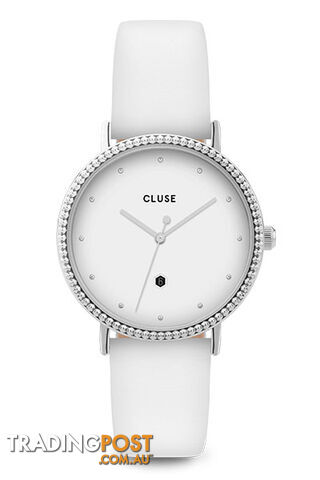 Cluse Le Couronnement Silver White/White Watch CL63003 - 8719743372153