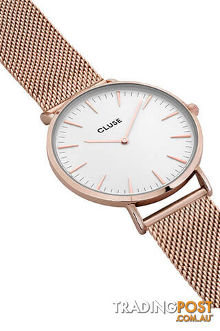 Cluse La Boheme Mesh Rose Gold/White Watch CL18112 - 8718924593899 - photo 2 of 6