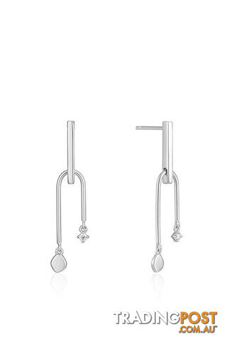 Ania Haie Double Drop Stud Earrings E023-19H - 5052469003516