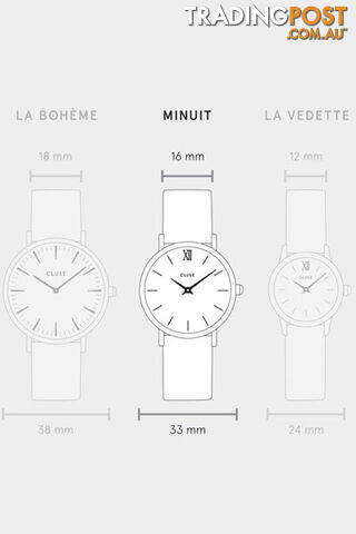 Cluse Minuit Mesh Gold/White Watch CW0101203007 - 8719743373549 - photo 4 of 5