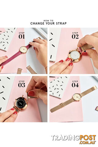 Cluse Minuit Mesh Gold/White Watch CW0101203007 - 8719743373549 - photo 5 of 5