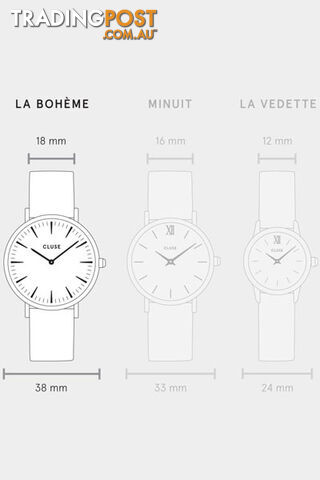 Cluse La Boheme Silver Black/Black Watch CL18201 - 8718924591550 - photo 2 of 5