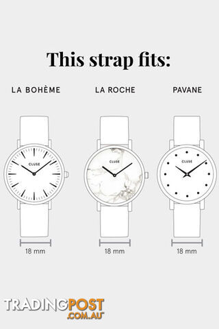 Cluse 18mm Watch Strap Mesh Silver CS1401101008 - 8719743374355 - photo 3 of 4