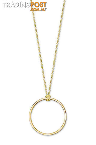 Thomas Sabo Charm Necklace Circle Gold CX0252Y-90 - 4051245375725