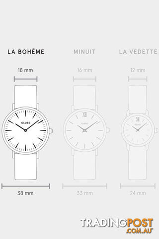 Cluse La Boheme Mesh Silver/White Watch CW0101201002 - 8719743373273 - photo 5 of 6