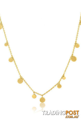 Ania Haie Geometry Mixed Discs Necklace N005-01G - 5052469201431