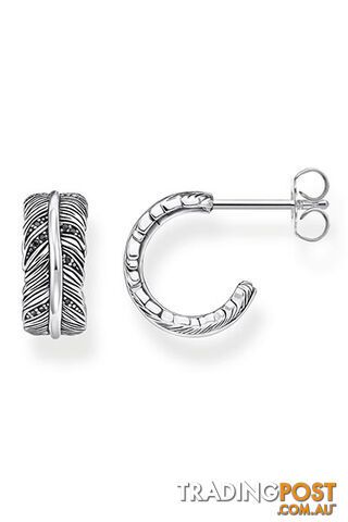 Thomas Sabo Hoop Earrings Feather TCR653 - 4051245476088