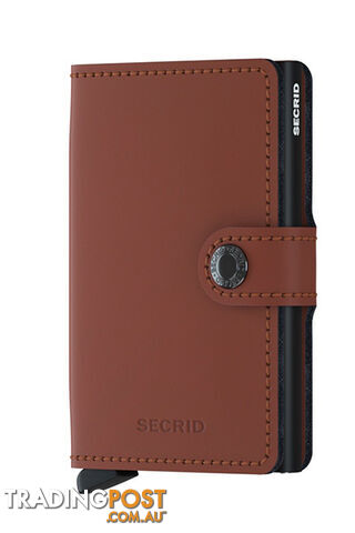 Secrid Miniwallet Matte Brick-Black Wallet SC5854