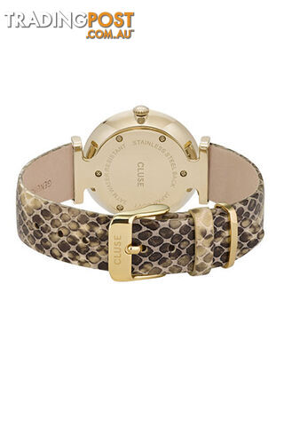 Cluse Triomphe Gold White Pearl/Green Python Watch CL61008 - 8719743372269 - photo 3 of 5