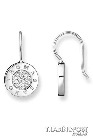 Thomas Sabo Earrings Classic PavÃ© White TH1862CZ - 4051245158502