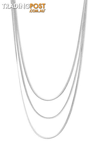 Dansk Copenhagen Adelaide Silver Necklace 9H9267