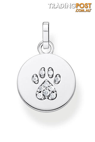 Thomas Sabo Pendant Disc Paw Cat Silver TPE882 - 4051245475760