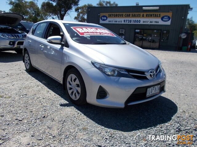 2013 TOYOTA COROLLA ASCENT ZRE182R HATCHBACK