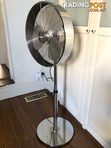 🌬Deluxe Nordic Adjustable Chrome Oscillating Pedestal Fan