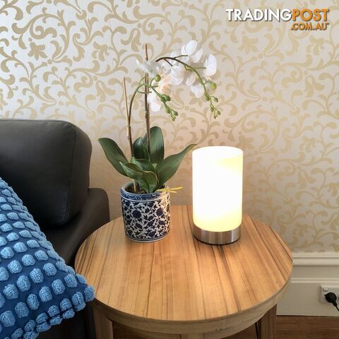 💡ONE White Soft Glow Glass Touch Lamp