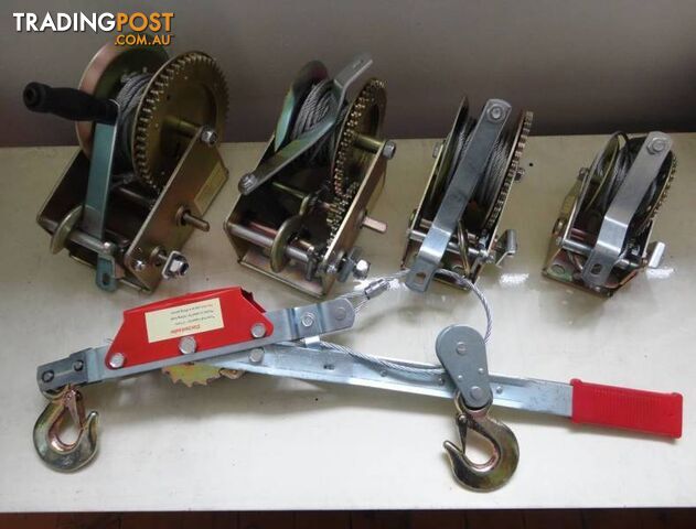 ASSORTED NEW WINCHES etc. From: $10