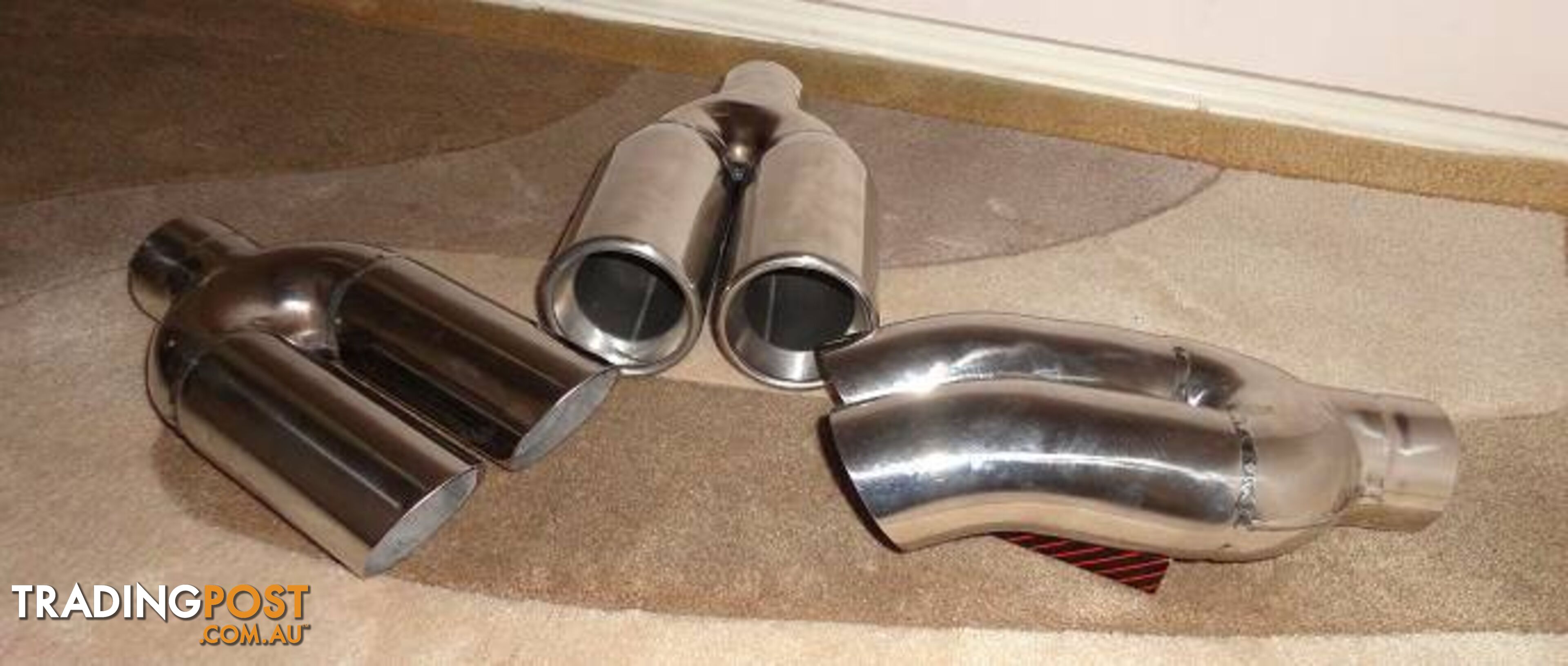 POLISHED STAINLESS STEEL MUFFLERS. From: $50.