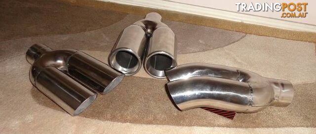 POLISHED STAINLESS STEEL MUFFLERS. From: $50.