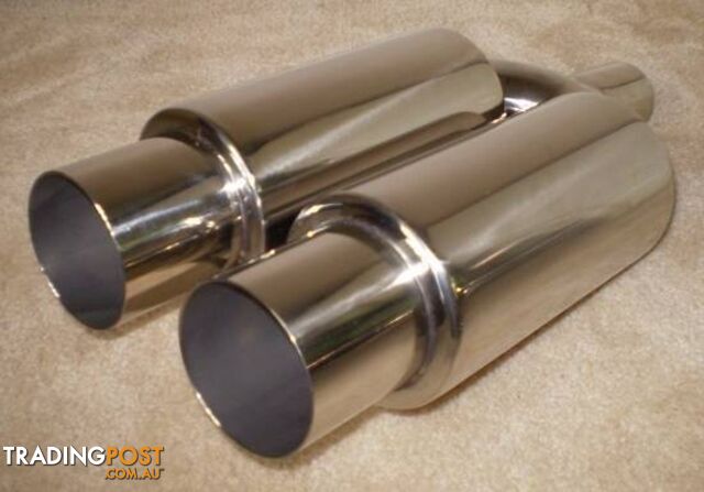 POLISHED STAINLESS STEEL MUFFLERS. From: $50. - photo 3 of 6