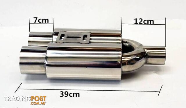 POLISHED STAINLESS STEEL MUFFLERS. From: $50.