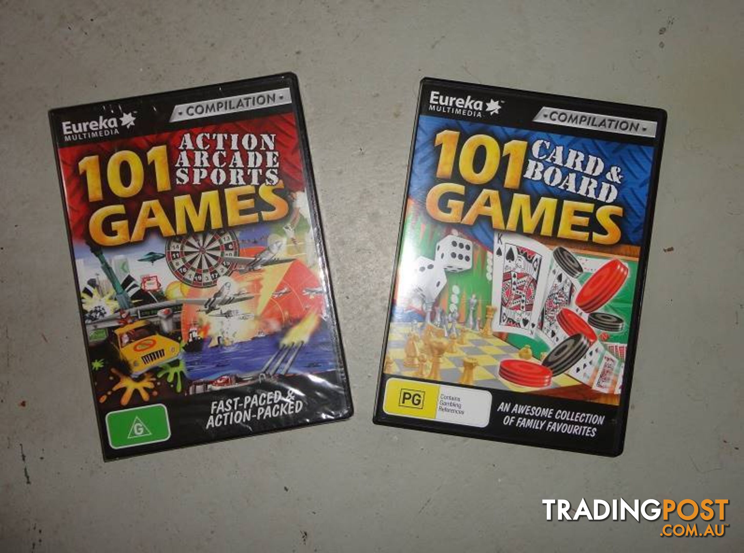 CARD AND BOARD GAME DVDs (2)