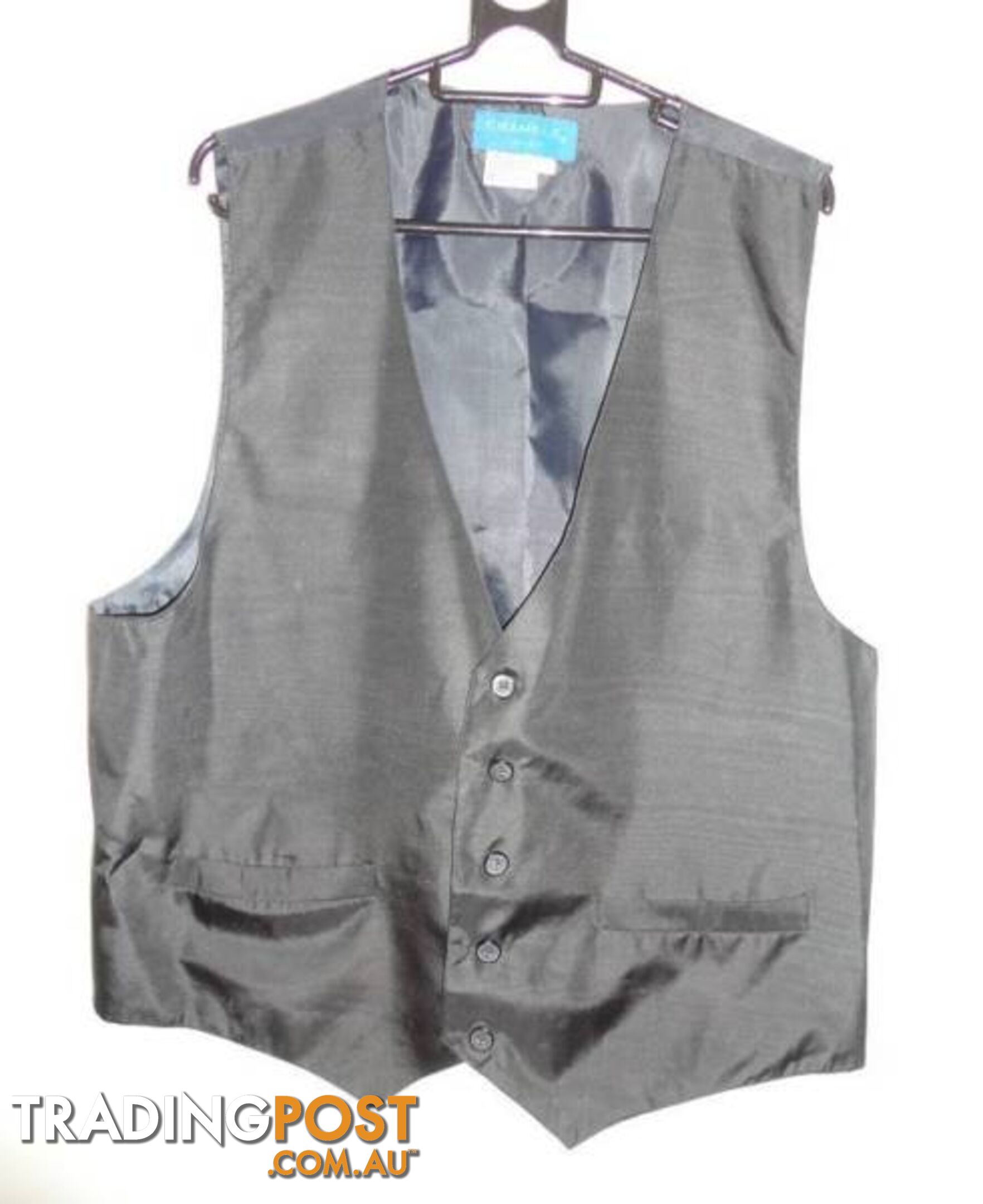 MENS QUALITY BLACK VESTS (2)