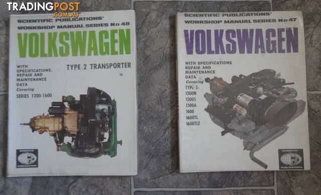 ASSORTED VW BEETLE, TRANSPORTER, T3, BOOKS AND BITS. From:$10
